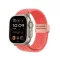 DUX DUCIS MIXTURE PRO rugalmas fonott szíj Apple Watch 38 / 40 / 41 mm guava