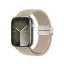 DUX DUCIS MIXTURE PRO rugalmas fonott szíj Apple Watch 42 / 44 / 45 / 49 mm bézs