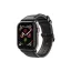 DUX DUCIS YA valódi bőr szíj Apple Watch 38 / 40 / 41 mm fekete