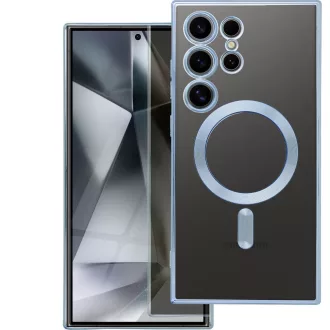   Electro Mag Cover tok Samsung S24 ULTRA  Magsafe kompatibilis kék