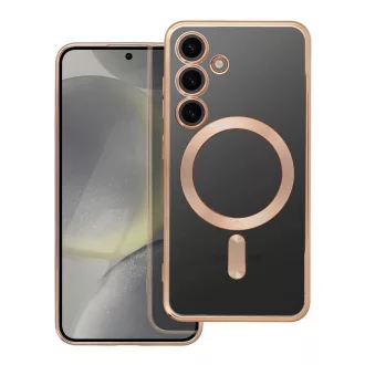   Electro Mag Cover tok Samsung S24  Magsafe kompatibilis arany