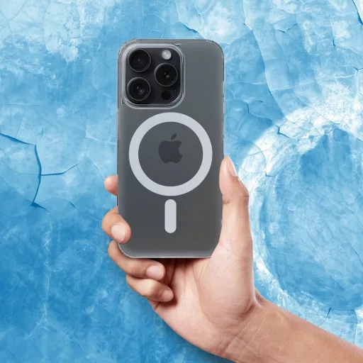 Frost Mag Cover tok iPhone 14 PLUS  Magsafe kompatibilis átlátszó frozen