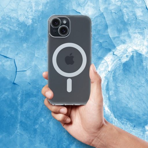 Frost Mag Cover tok iPhone 14 PRO  Magsafe kompatibilis (kameravédős) átlátszó frozen