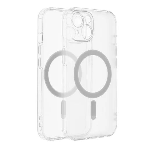 Frost Mag Cover tok iPhone 14 PLUS  Magsafe kompatibilis (kameravédős) átlátszó frozen