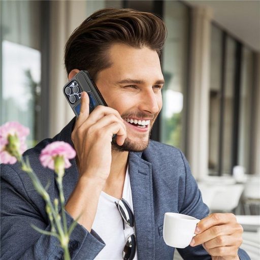 DUX DUCIS RAFI II MAG tok (kitámasztható) Magsafe kompatibilis iPhone 14 Pro Max fekete