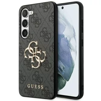   GUESS tok SAMSUNG S24 GUHCS24S4GMGGR (Leather 4G Metal Logo) fekete