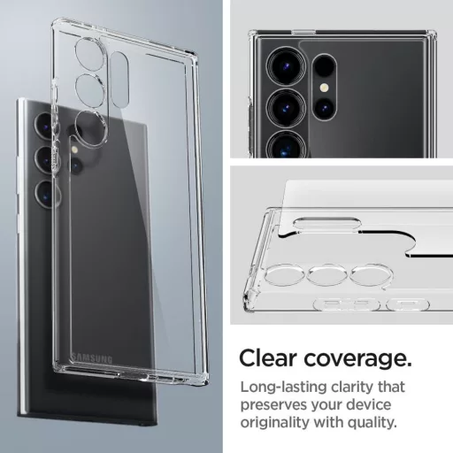 SPIGEN Ultra Hybrid tok  SAMSUNG S24 ULTRA crystal átlátszó