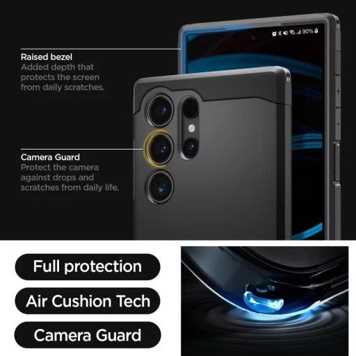 SPIGEN tok TOUGH ARMOR  SAMSUNG S24 Ultra fekete