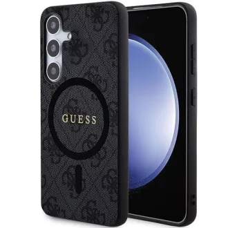   GUESS tok SAMSUNG S24 Magsafe kompatibilis GUHCS24SGF4GGR (4G Ring classic logo) Fekete