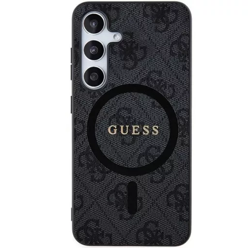 GUESS tok SAMSUNG S24 Magsafe kompatibilis GUHCS24SGF4GGR (4G Ring classic logo) Fekete