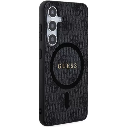 GUESS tok SAMSUNG S24 Magsafe kompatibilis GUHCS24SGF4GGR (4G Ring classic logo) Fekete