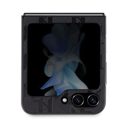 KARL LAGERFELD tok SAMSUNG Z Flip 5 KLHCZF5SAPCHNPK (Saffiano Mono Choupette PIN) fekete