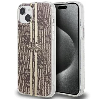   GUESS tok iPhone 15 Plus GUHCP15MH4PSEGW (4G arany Stripe) barna
