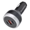 Autós töltő USB-A + 2×Type-C PD QC3.0 3A 191W CC69-2C1A fekete