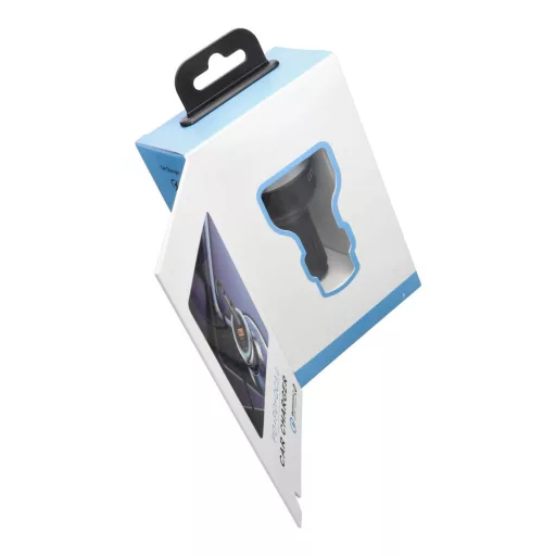 Autós töltő USB-A + 2×Type-C PD QC3.0 3A 191W CC69-2C1A fekete