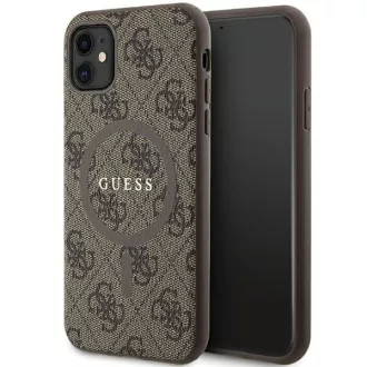   GUESS tok iPhone 11 Magsafe kompatibilis GUHMN61G4GFRW (4G Ring classic logo) barna