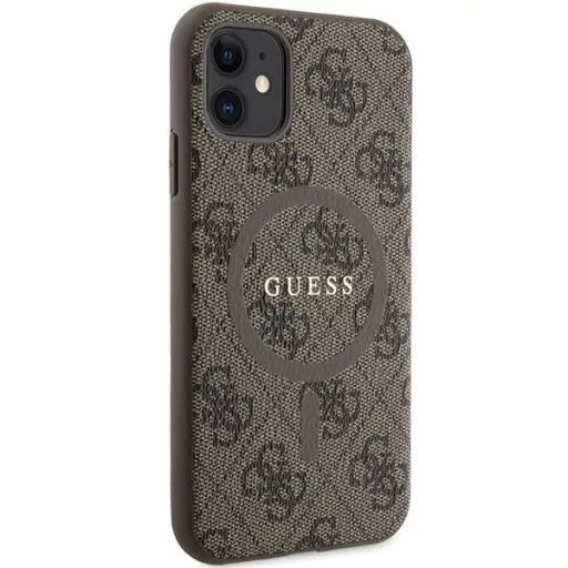 GUESS tok iPhone 11 Magsafe kompatibilis GUHMN61G4GFRW (4G Ring classic logo) barna