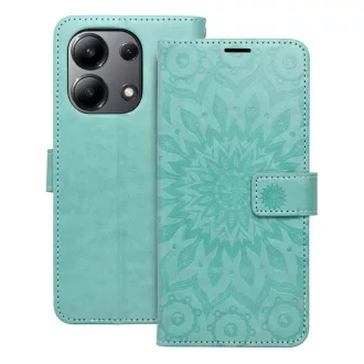 Mezzo Flip tok XIAOMI Redmi Note 13 4G mandala zöld