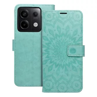 Mezzo Flip tok XIAOMI Redmi Note 13 Pro 5G mandala zöld