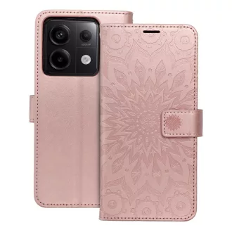   Mezzo Flip tok XIAOMI Redmi Note 13 Pro 5G mandala rozéarany