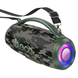   Vezeték nélküli hangszóró LED 2 x 20W 4h Hoco HA4 terepszínű zöld