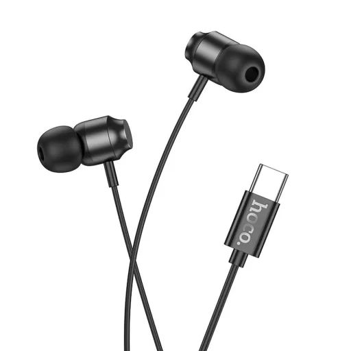 Hoco vezetékes fülhallgató USB-C M122 fekete