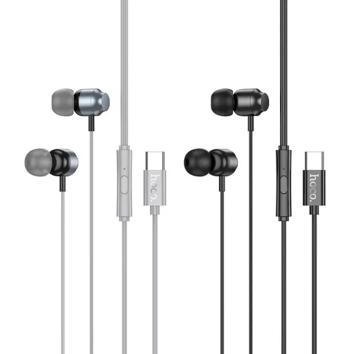 Hoco vezetékes fülhallgató USB-C M122 fekete