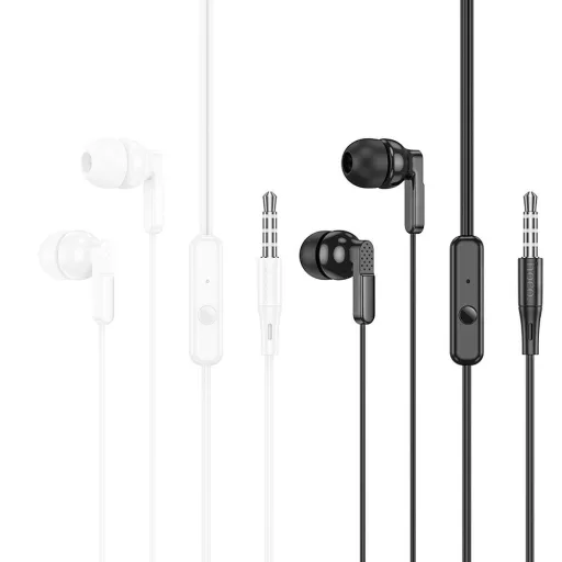 Hoco vezetékes fülhallgató 3,5 mm jack M121 fekete
