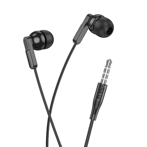 Hoco vezetékes fülhallgató 3,5 mm jack M121 fekete
