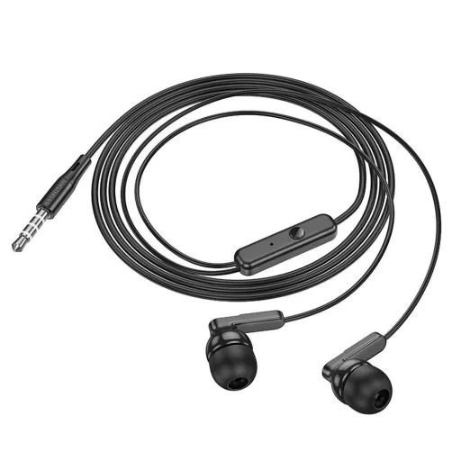 Hoco vezetékes fülhallgató 3,5 mm jack M121 fekete
