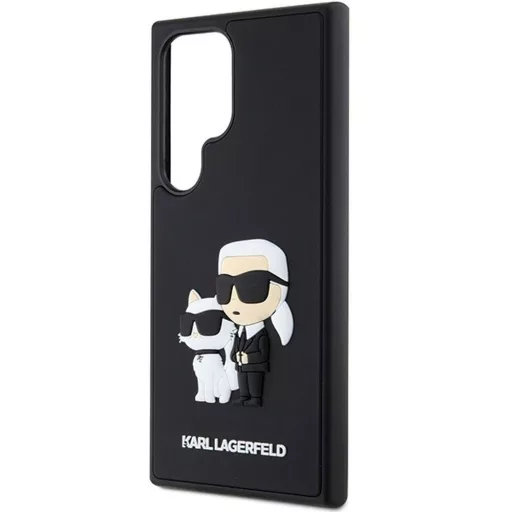 KARL LAGERFELD tok SAMSUNG S24 Ultra KLHCS24L3DRKCNK (3D RUBBER KC NFT) fekete