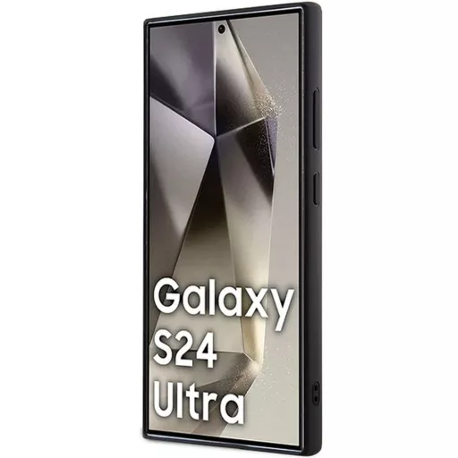 KARL LAGERFELD tok SAMSUNG S24 Ultra KLHCS24L3DRKINK (3D RUBBER IKONIK NFT) fekete
