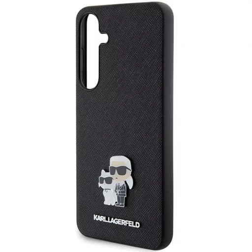 KARL LAGERFELD tok SAMSUNG S24 Plus KLHCS24MPSAKCMPK (SAFFIANO KC PIN) fekete