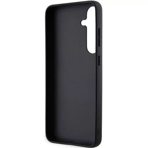 KARL LAGERFELD tok SAMSUNG S24 KLHCS24SGSAKCPK (GRIPSTAND SAFFIANO KC PINS) fekete