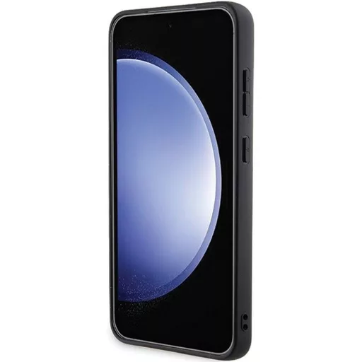 KARL LAGERFELD tok SAMSUNG S24 KLHCS24SGSAKCPK (GRIPSTAND SAFFIANO KC PINS) fekete