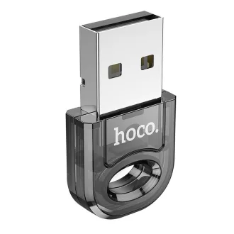 USB-A Bluetooth adapter Hoco UA28 átlátszó fekete