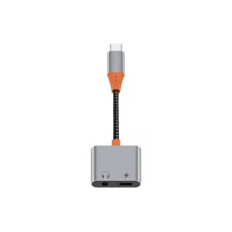 WiWU LT10 audio adapter USB-C – USB-C + 3,5 mm jack
