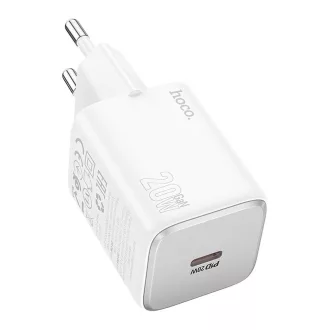 Hoco hálózati töltő USB-C QC PD 20W N40 fehér