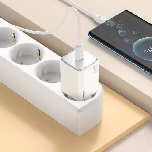 Hoco hálózati töltő USB-C QC PD 20W N40 fehér