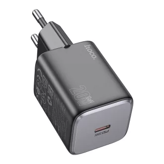 Hoco hálózati töltő USB-C QC PD 20W N40 fekete