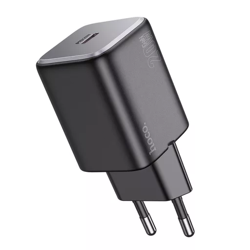 Hoco hálózati töltő USB-C QC PD 20W N40 fekete