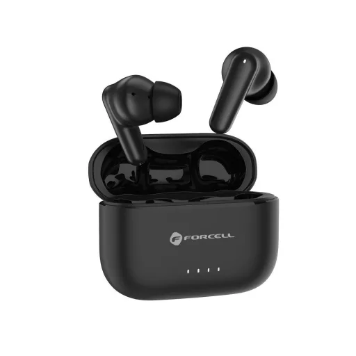 Forcell F-Audio Super Clear Calls ANC + ENC + Dongle vezeték nélküli fülhallgató fekete