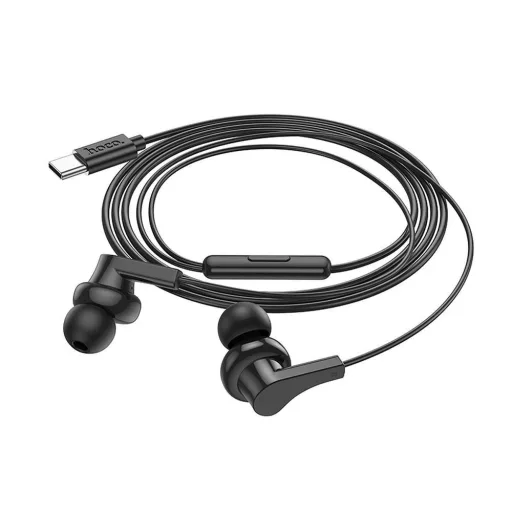 Hoco M114 vezetékes fülhallgató USB-C – fekete