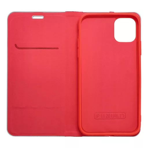 Luna Carbon Flip tok iPhone 11 piros