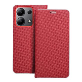 Luna Carbon Flip tok XIAOMI Redmi Note 13 4G piros