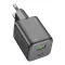 Hoco hálózati töltő USB-A + USB-C QC3.0 PD 3A 20W N41 fekete