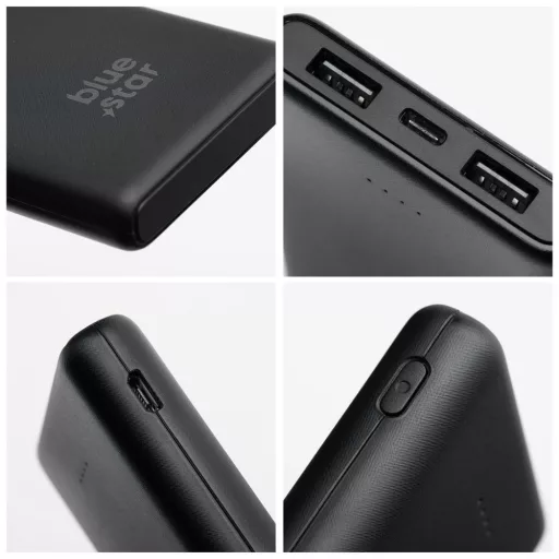 Blue Star powerbank W1061 2A 10000 mAh fekete