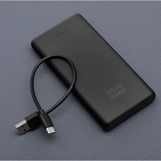 Blue Star powerbank W1061 2A 10000 mAh fekete