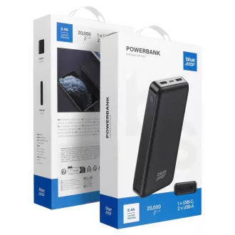 Blue Star W2015 powerbank 20000 mAh 2.1A fekete