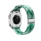 Forcell F-Design FA04 márvány hatású gyanta csatos szíj Apple Watch 38 / 40 / 41 mm zöld